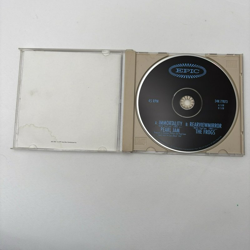 Pearl Jam CD Lot Vs Album Last Kiss Single Immortality Rearviewmirror