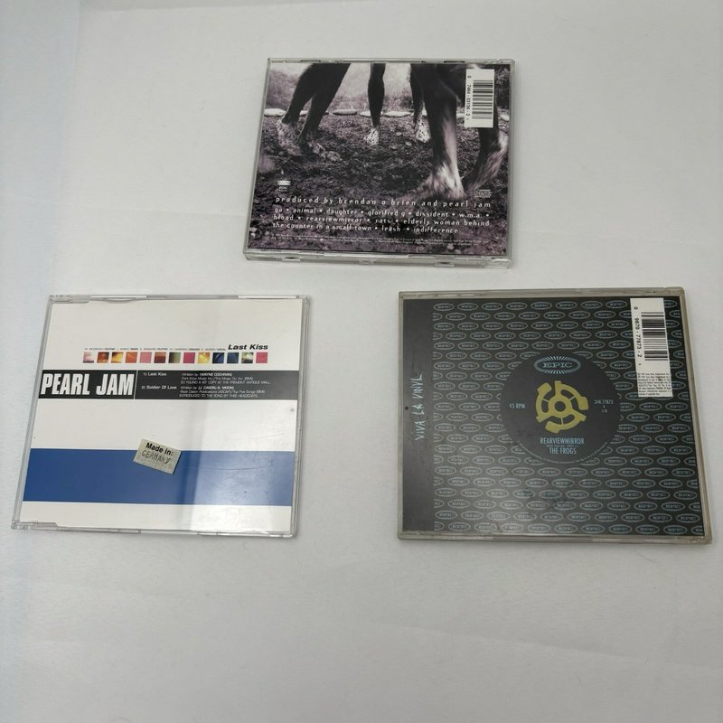 Pearl Jam CD Lot Vs Album Last Kiss Single Immortality Rearviewmirror
