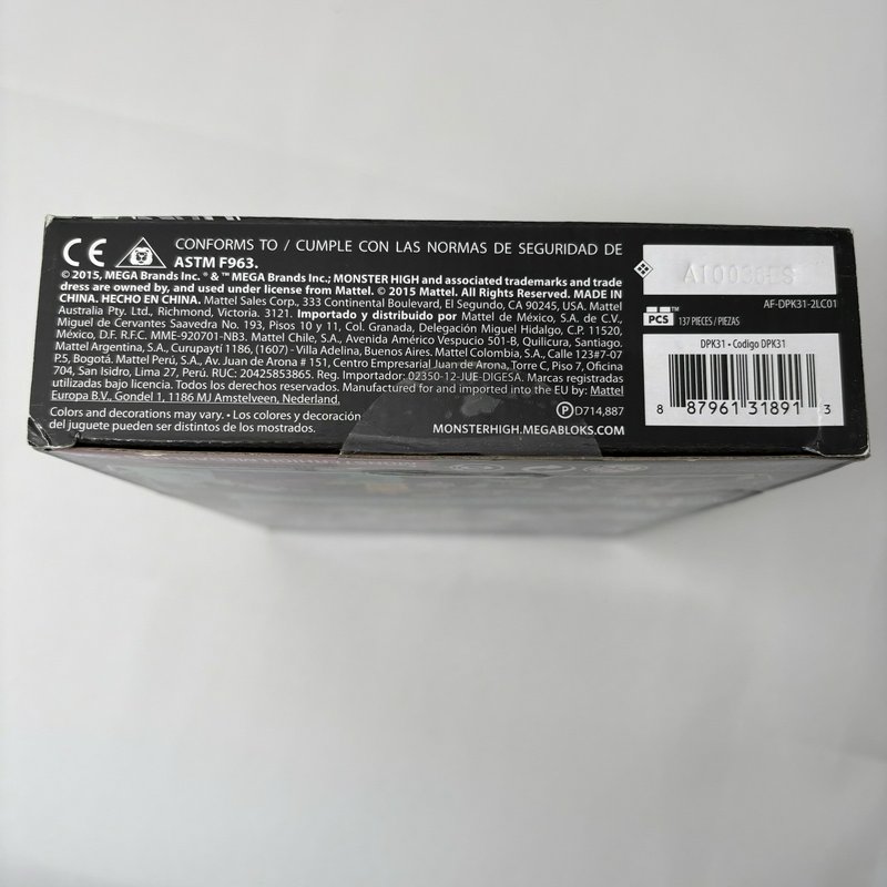 Mega Bloks Monster High Frankie Stein Set 137 Pc + Clawdeen Partial Lot