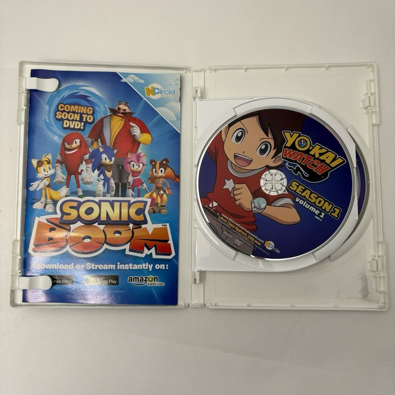 Yo-Kai Watch Game of Life Board Game Complete + Season 1 DVD Hasbro Lot