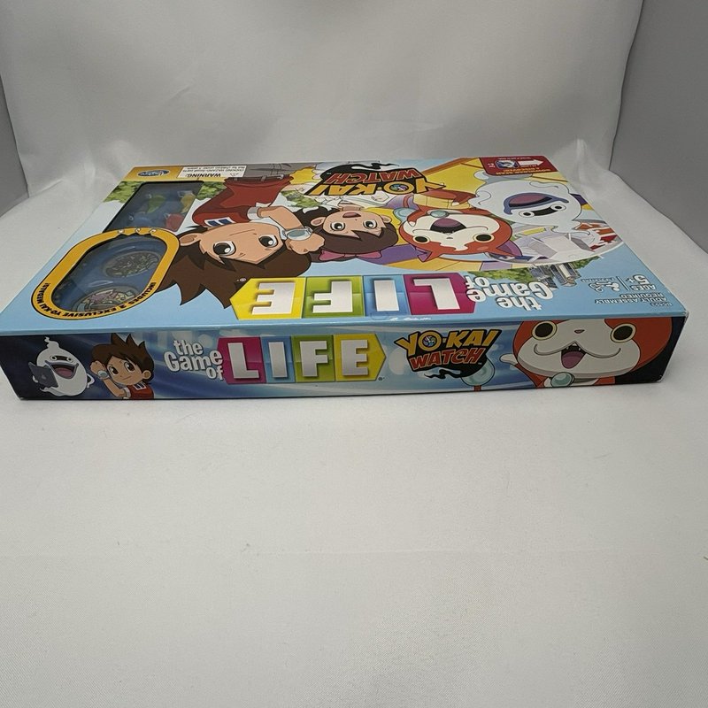 Yo-Kai Watch Game of Life Board Game Complete + Season 1 DVD Hasbro Lot