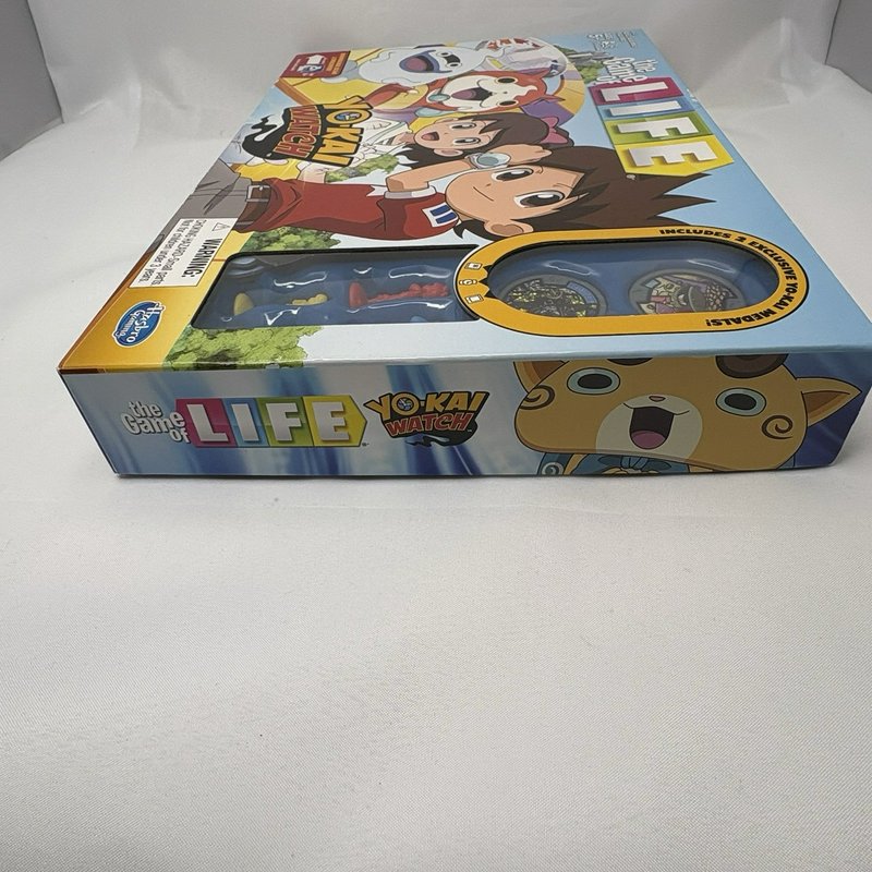 Yo-Kai Watch Game of Life Board Game Complete + Season 1 DVD Hasbro Lot