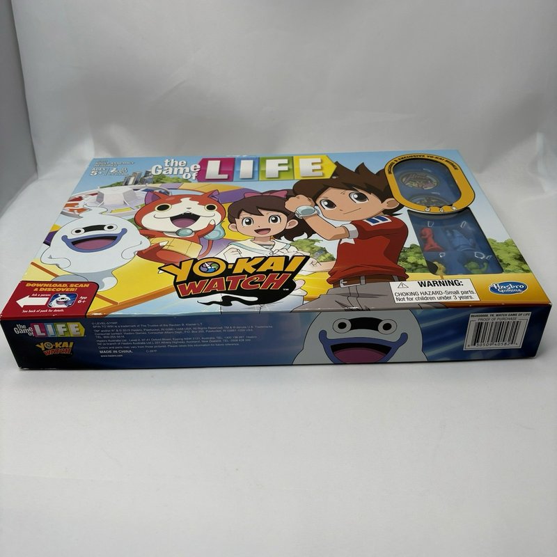 Yo-Kai Watch Game of Life Board Game Complete + Season 1 DVD Hasbro Lot
