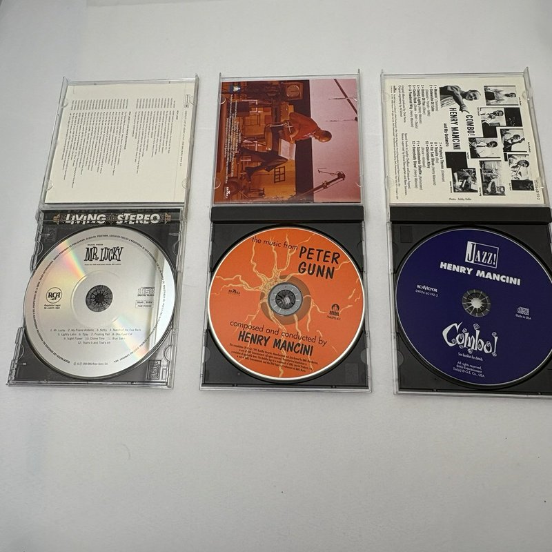Henry Mancini CD Lot Days of Wine Roses, Mr. Lucky, Peter Gunn, Combo! Lot of 6