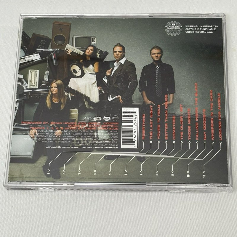 Skillet Comatose CD 2006 Atlantic Rock Album Tested