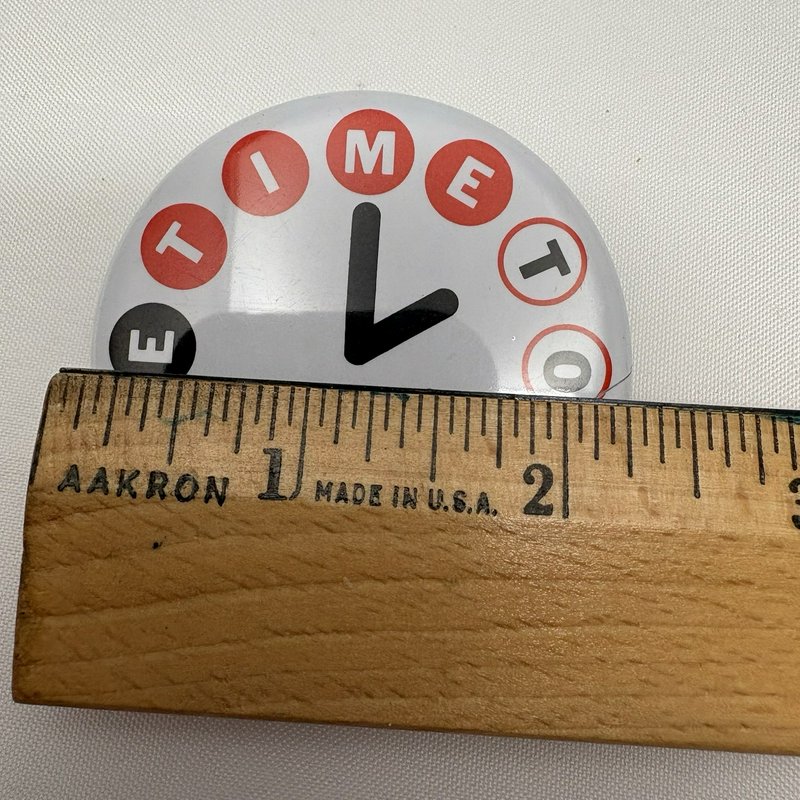 Swatch "Time To Change" Pinback Button 2.25” Advertising Promo