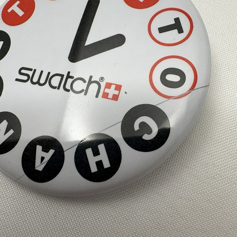 Swatch "Time To Change" Pinback Button 2.25” Advertising Promo