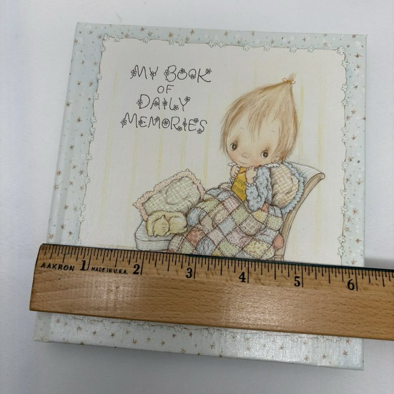 Vintage 1977 Betsey Clark "My Book of Daily Memories" Hallmark Journal w/ Box