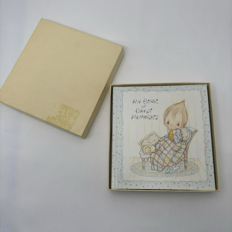 Vintage 1977 Betsey Clark "My Book of Daily Memories" Hallmark Journal w/ Box
