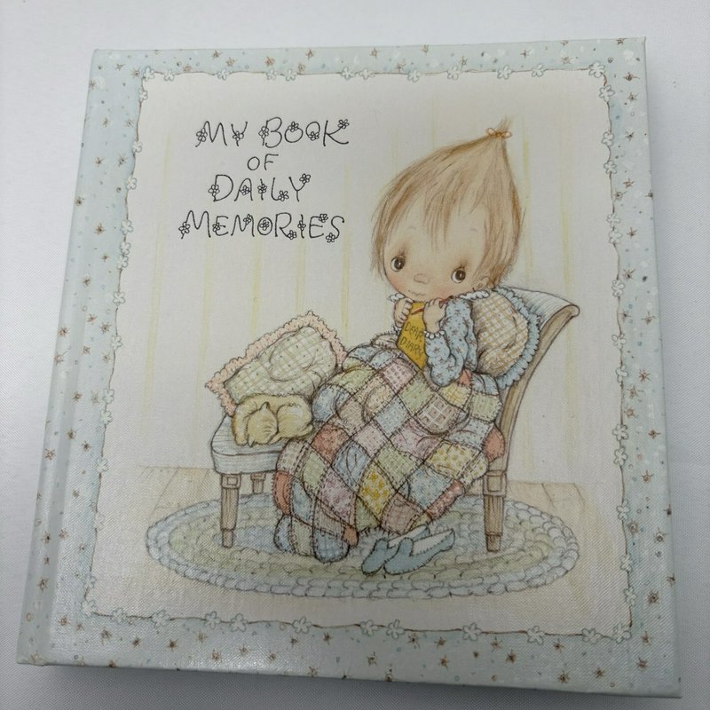 Vintage 1977 Betsey Clark "My Book of Daily Memories" Hallmark Journal w/ Box