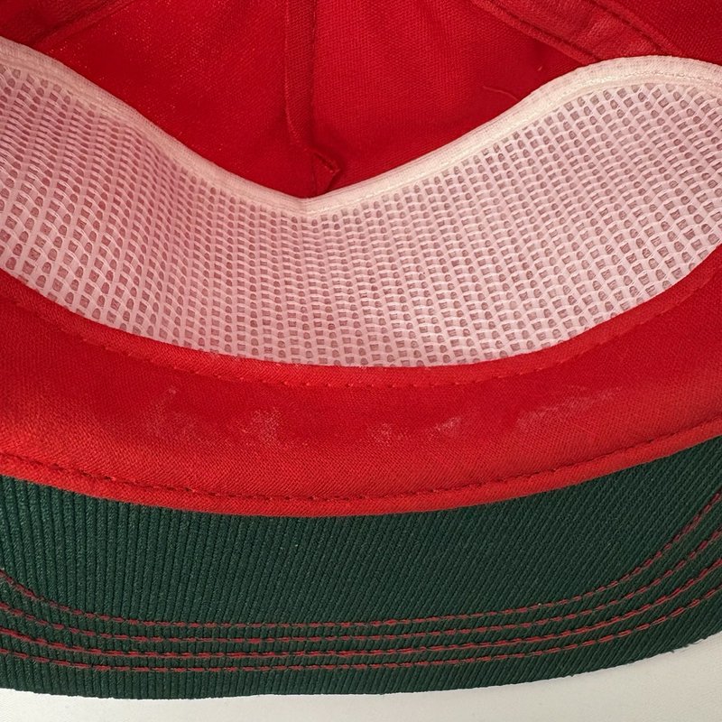 Vintage Hollidaysburg Car Shop "Rail Tech II" Hat 1996 Red Snapback USA