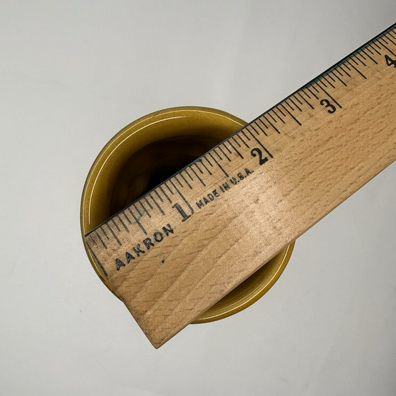 Vintage INARCO Japan Fruit Relief Tall Vase Brown Orange Ceramic 7”