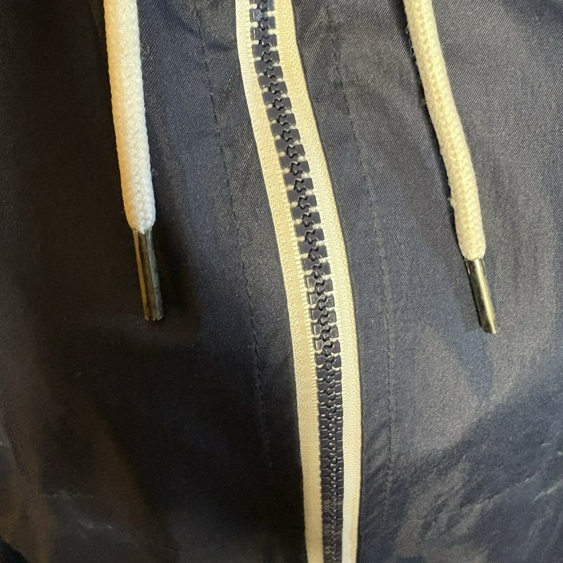 Chelsea FC Windbreaker Jacket Mens Large Blue Hooded Full Zip Soccer