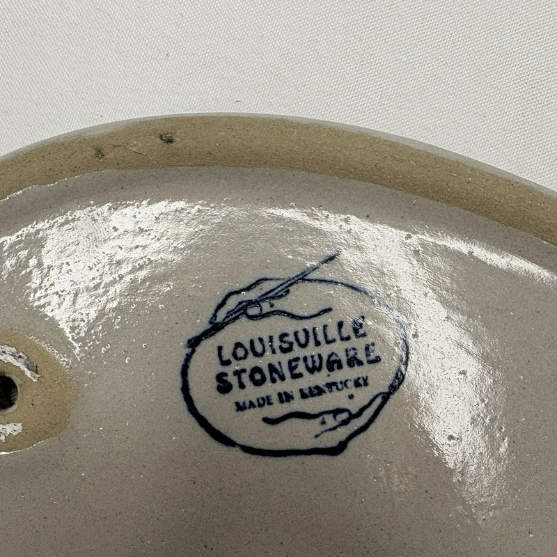 Louisville Stoneware "Welcome" Plaque Floral Wall Sign Made In Kentucky