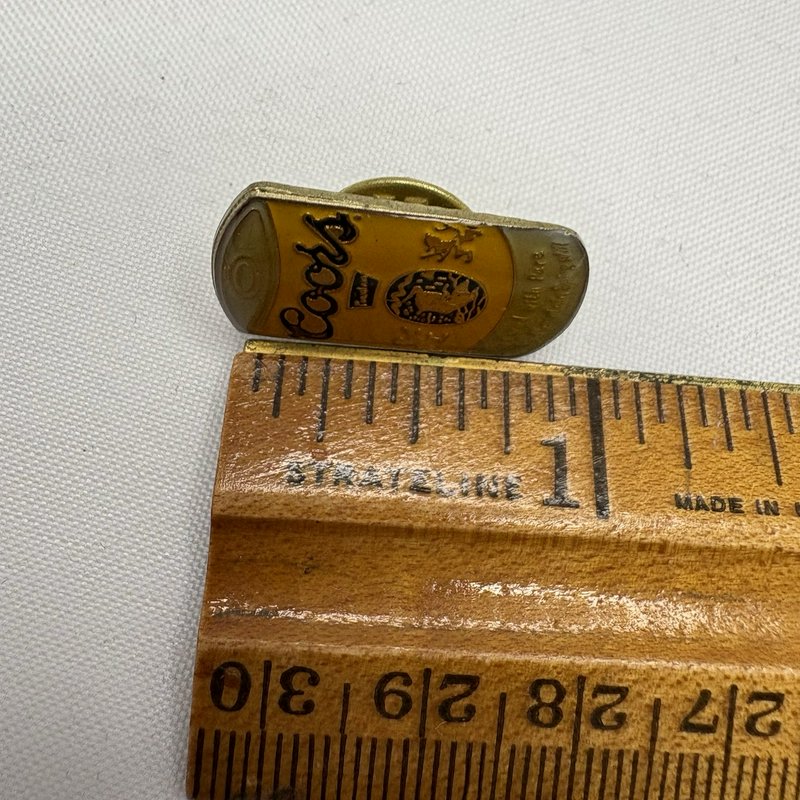 Vintage Coors Beer Advertising Lapel Pins Lot (Red Logo & Can)