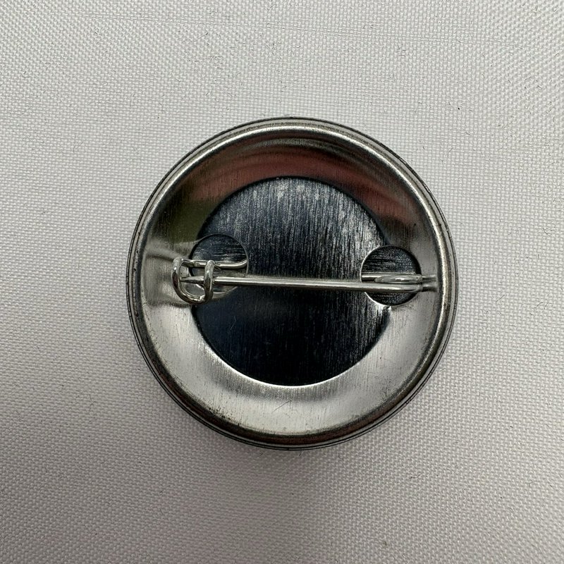 Penn State Nittany Lions Paw Print Button Pin Blue White 1.5” Round