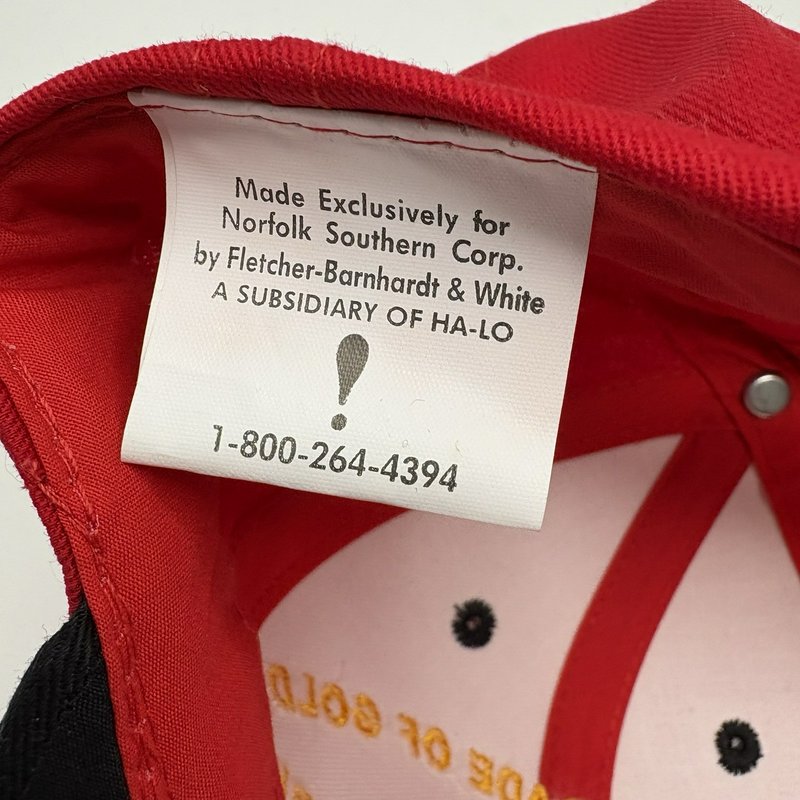 Vintage Norfolk Southern Safety Hat "Make It A Decade Of Gold" Snapback