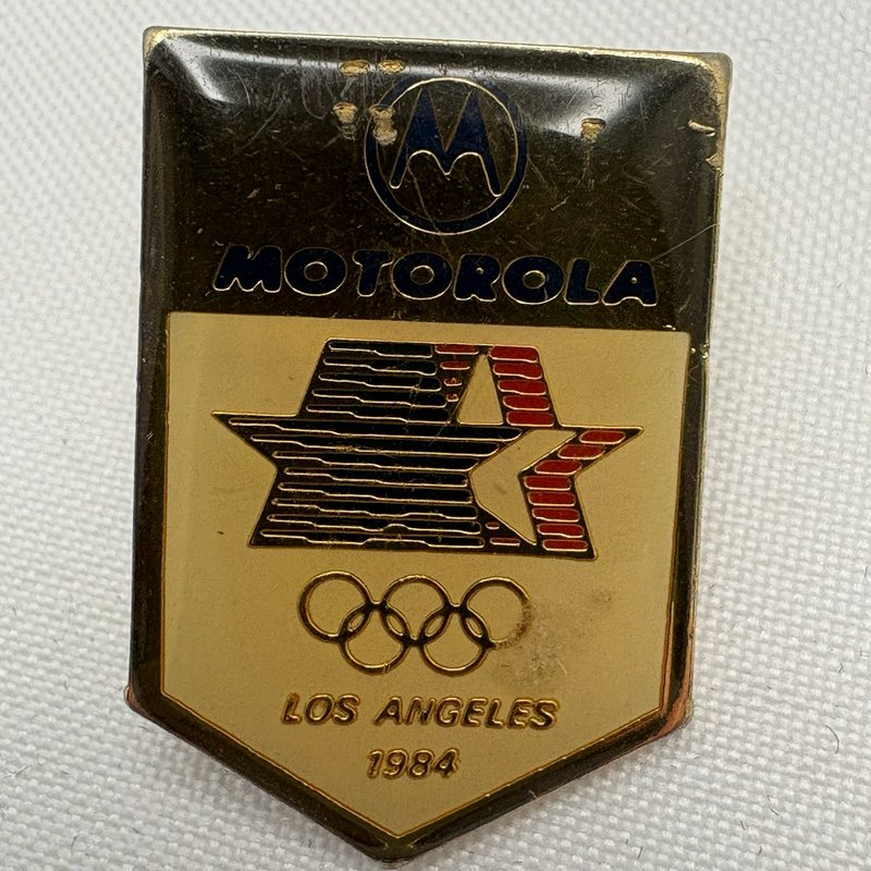 Vintage Motorola 1984 Los Angeles Olympics Sponsor Pin