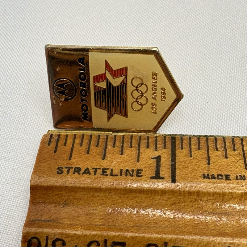 Vintage Motorola 1984 Los Angeles Olympics Sponsor Pin