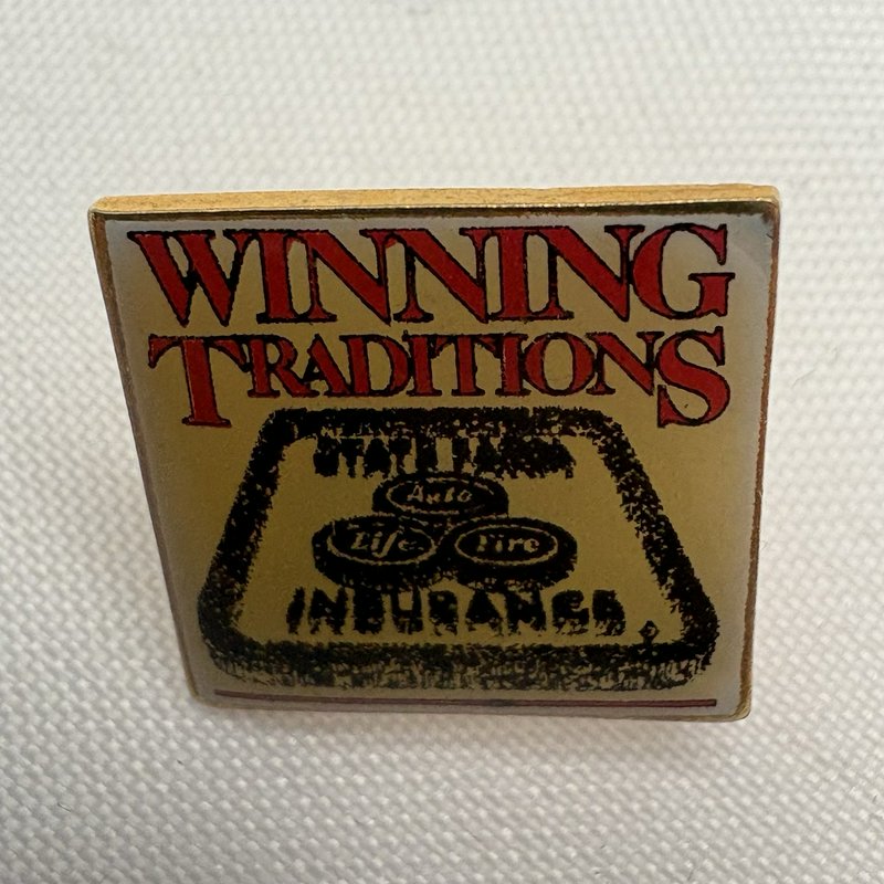 Vintage State Farm "Winning Traditions" Auto, Life & Fire Insurance Lapel Pin