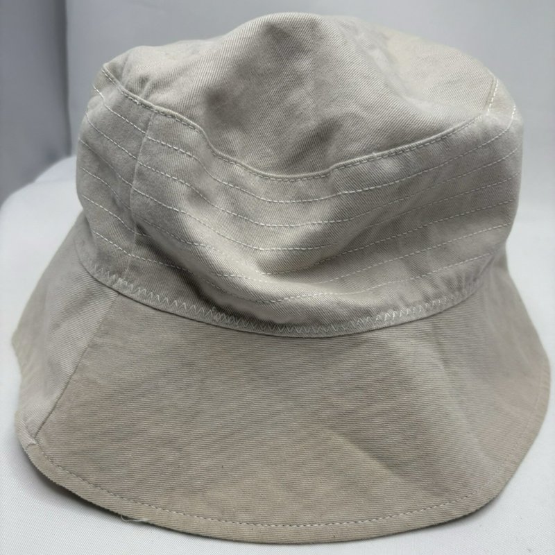 Tommy Hilfiger Bucket Hat Khaki Plaid Cotton Women's L/XL w/ Pocket