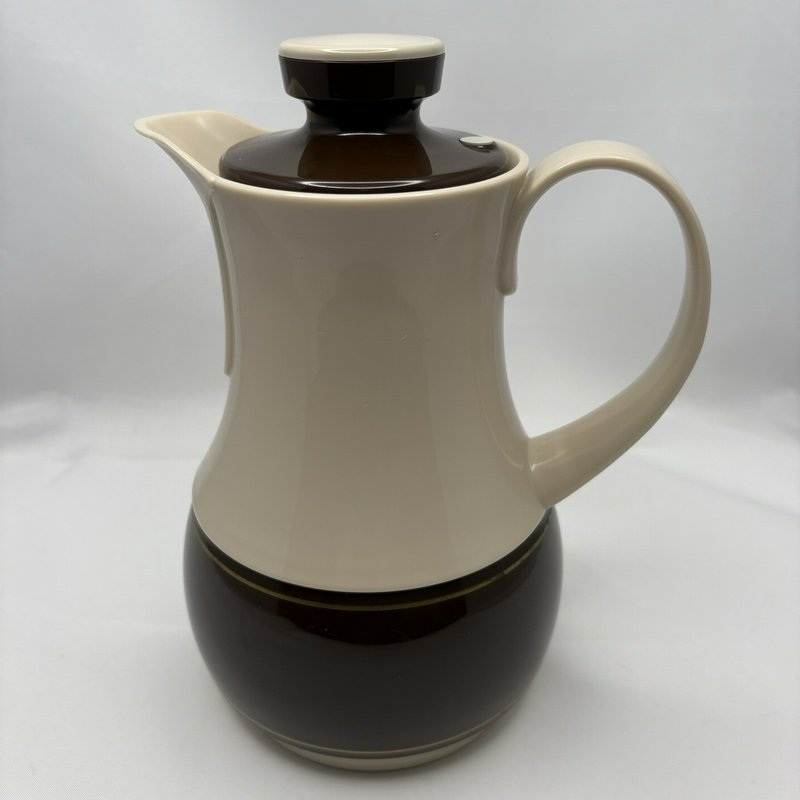 Vintage Thermos "Ingried" No. 570 Brown Carafe Made In West Germany