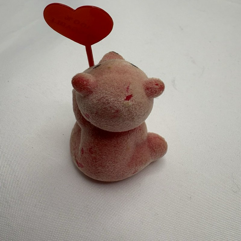 Vintage Russ Flocked Bear Lot Easter Valentine Leprechaun Chick Figures