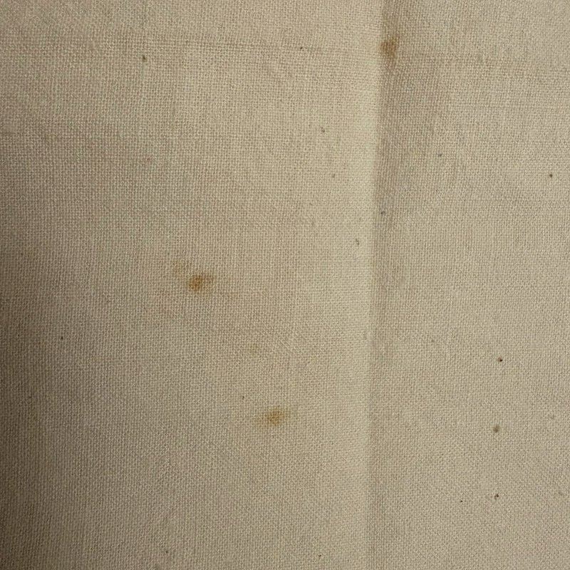 Vintage Feedsack Style Linen Mary Had Little Lamb Embroidered Panel 58x37