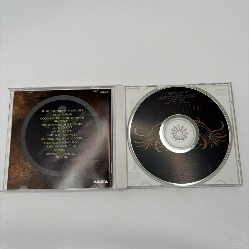 Jeffrey Osborne Only Human CD Japan Promo BVCA-7 Sample Arista 1991