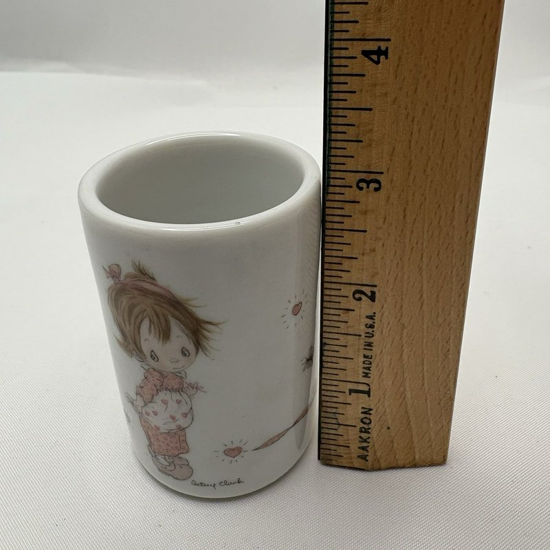 Vintage Porcelain Betsey Clark Hallmark Candle Cup Made In Japan
