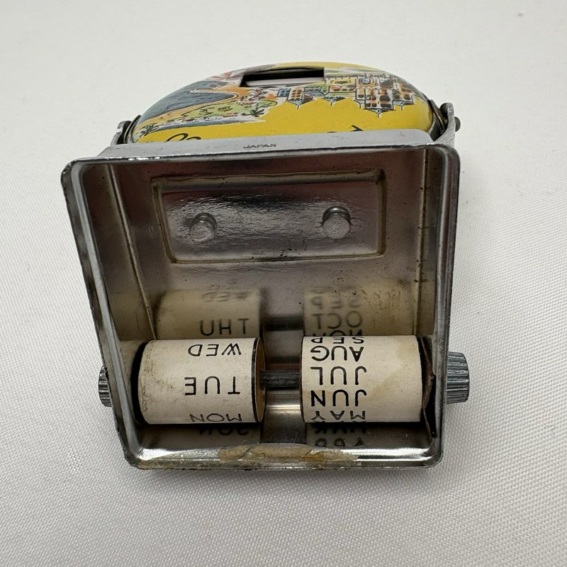 Vintage Puerto Rico Perpetual Desk Calendar Made In Japan