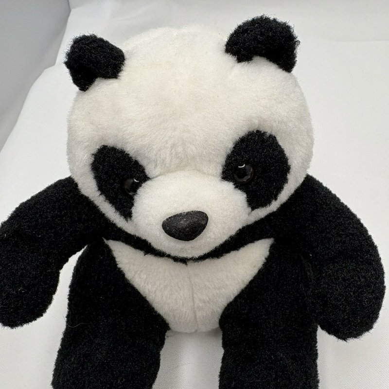 Vintage 70/80s Chinese Panda Plushes Souvenir Stuffed Animals Traditional Outfit