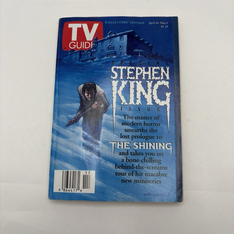 Vintage TV Guide April 26, 1997 Stephen King The Shining Special Issue