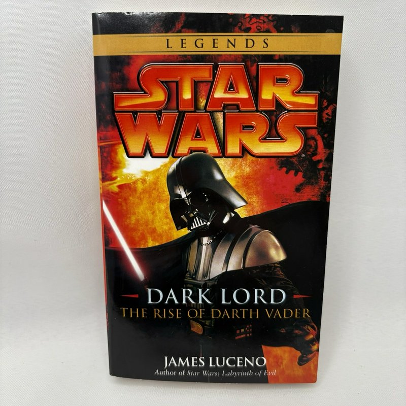 Star Wars Dark Lord The Rise of Darth Vader James Luceno Paperback