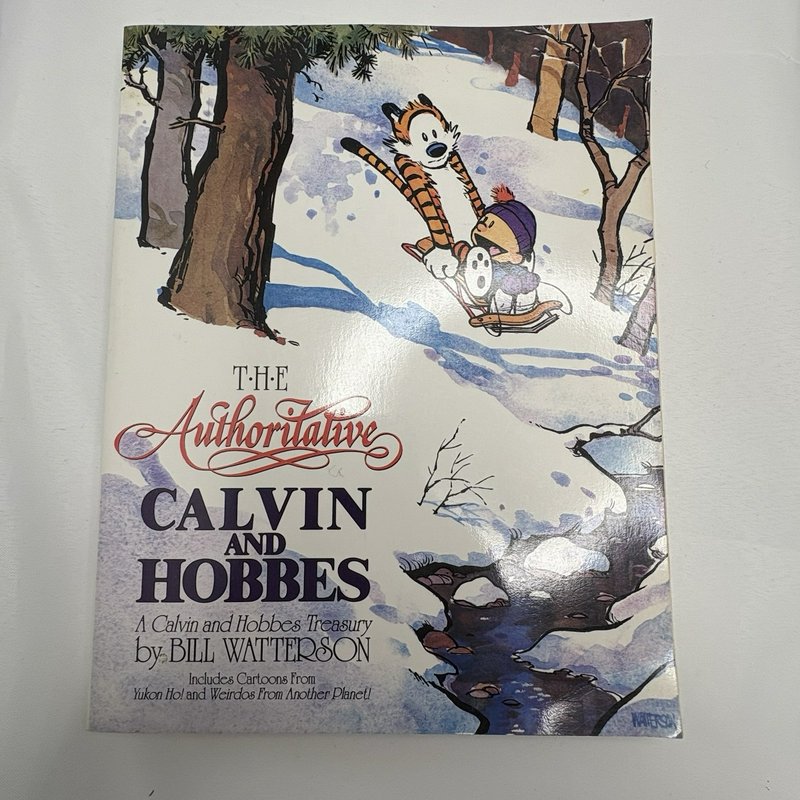 Vintage Calvin & Hobbes Book Lot Bill Watterson 4 Paperback Books