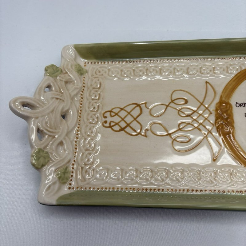 Grasslands Road "Irish Proverb" Celtic Knot Design Cheese Tray/Serving Platter