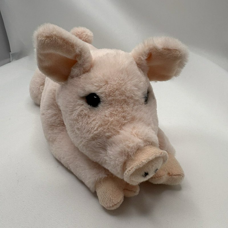 FAO Schwarz Pink Pig Plush 15” Stuffed Farm Animal Toy