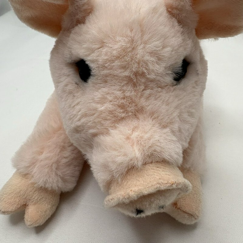 FAO Schwarz Pink Pig Plush 15” Stuffed Farm Animal Toy