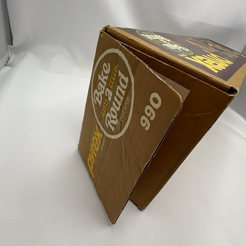 Vintage Corning Pyrex Model 990 "Bake a Round" Bread Baking Tube Rack w/ Box