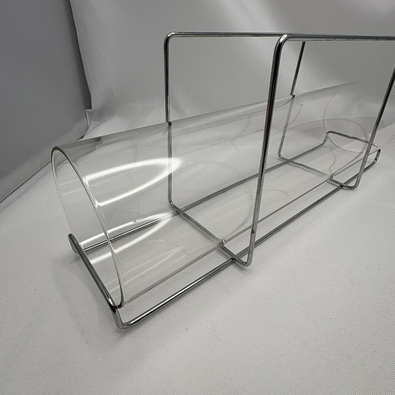 Vintage Corning Pyrex Model 990 "Bake a Round" Bread Baking Tube Rack w/ Box