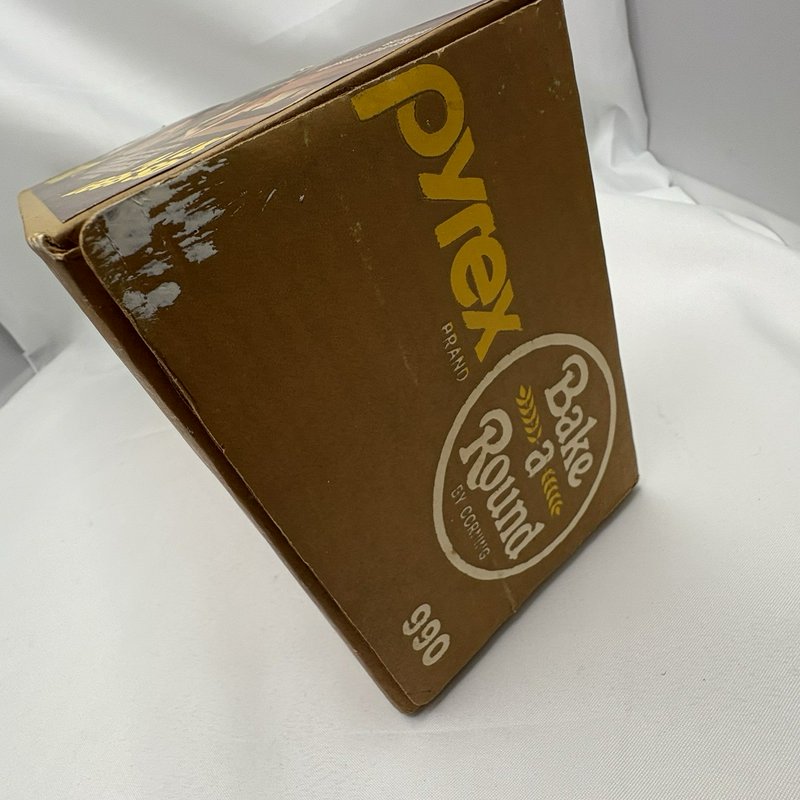 Vintage Corning Pyrex Model 990 "Bake a Round" Bread Baking Tube Rack w/ Box