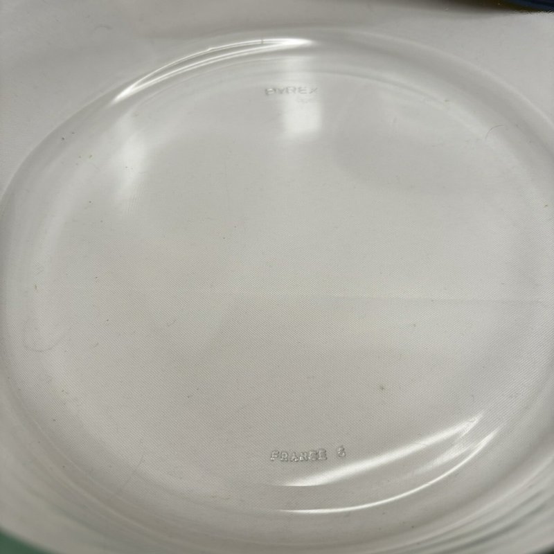Vintage Pyrex "Yaourette" Yogurt Maker Set Glass Bowl w/ 7 Jars Blue Lids France