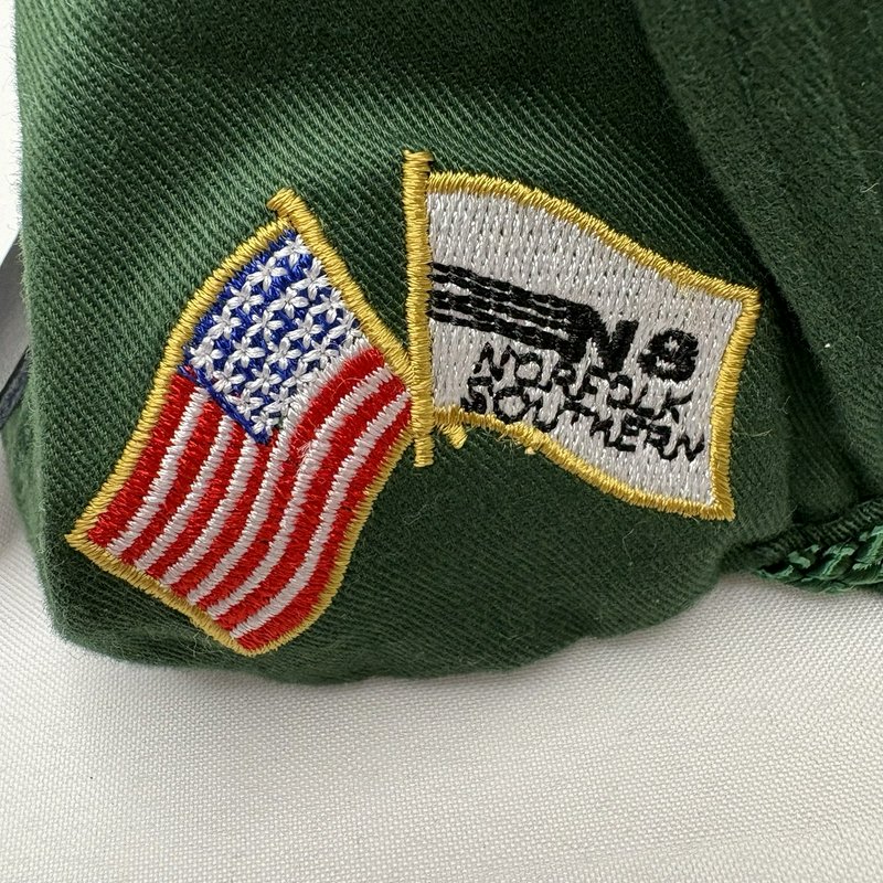 Vintage Green Norfolk Southern NS Safety Award Railroad Hat Harriman 1989-2001