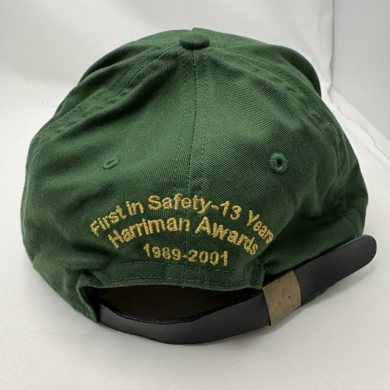 Vintage Green Norfolk Southern NS Safety Award Railroad Hat Harriman 1989-2001