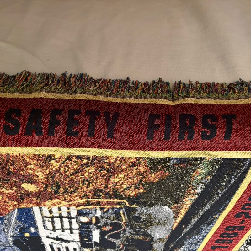 Norfolk Southern E.H. Harriman Memorial Throw Blanket 15 Years Gold 1989-2003
