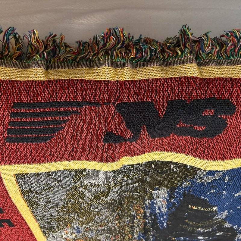 Norfolk Southern E.H. Harriman Memorial Throw Blanket 15 Years Gold 1989-2003