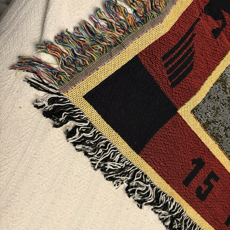 Norfolk Southern E.H. Harriman Memorial Throw Blanket 15 Years Gold 1989-2003