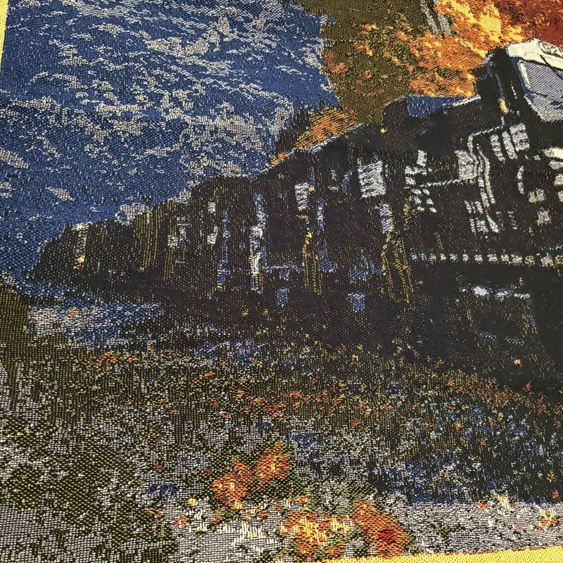 Norfolk Southern E.H. Harriman Memorial Throw Blanket 15 Years Gold 1989-2003