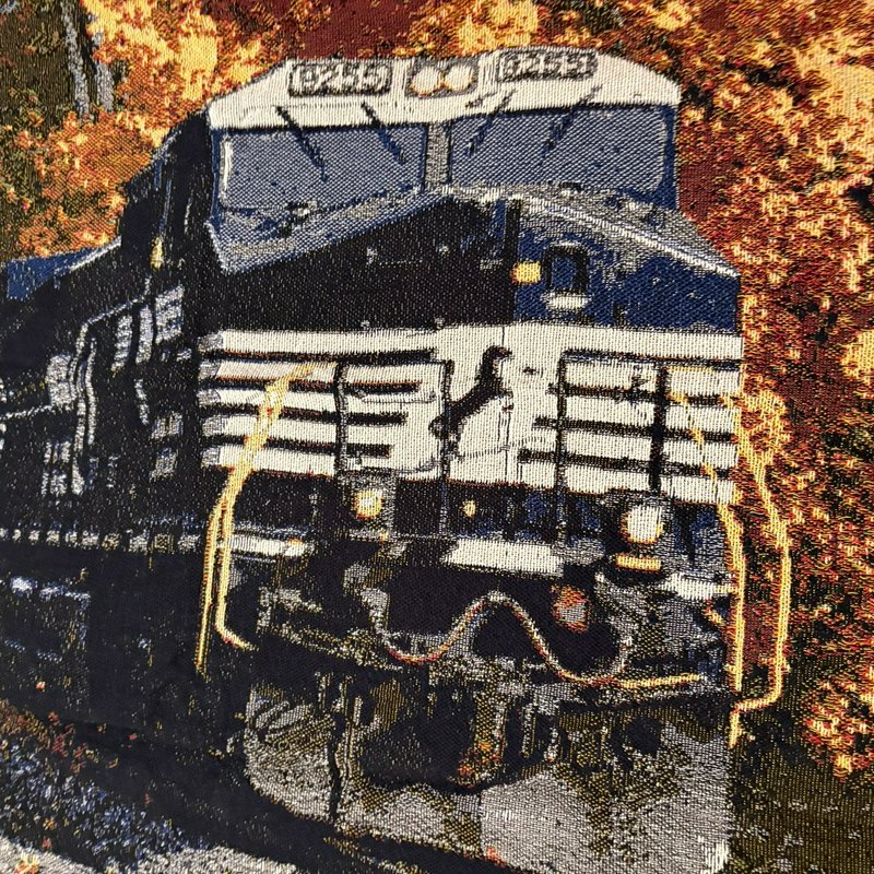 Norfolk Southern E.H. Harriman Memorial Throw Blanket 15 Years Gold 1989-2003