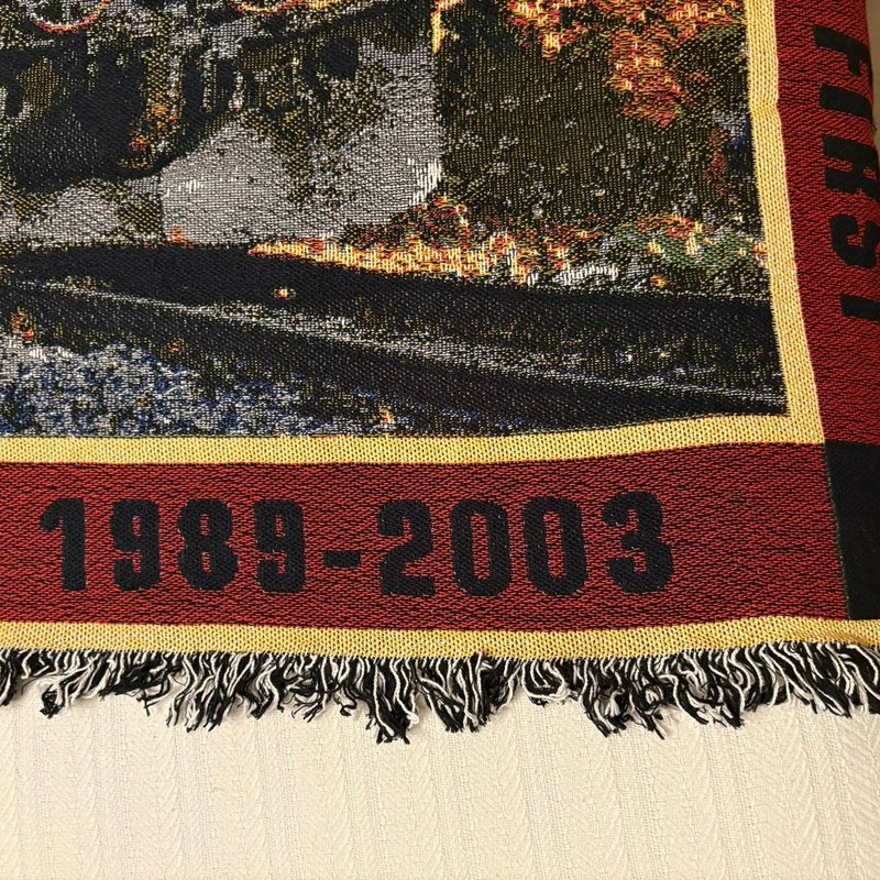 Norfolk Southern E.H. Harriman Memorial Throw Blanket 15 Years Gold 1989-2003